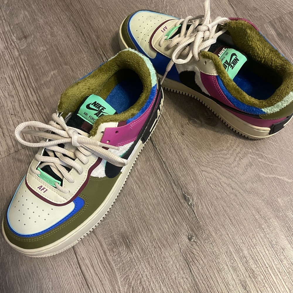 Custom Multicolored Air Force 1s - image 5